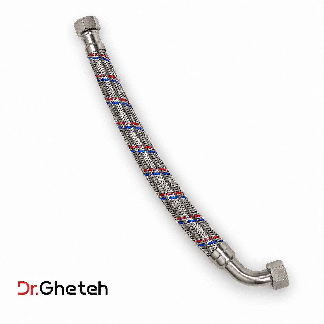 1.2 straight bend hose 30cm شلنگ 1.2 30 سانت یکسر خم
