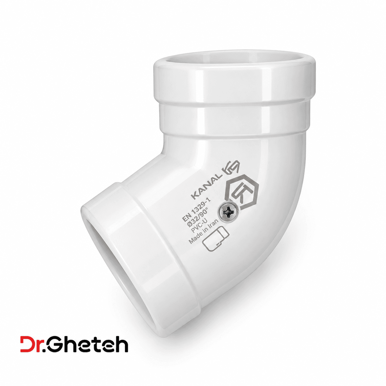 45-degree elbow for double-walled flue زانوی 45 دودکش دوجداره